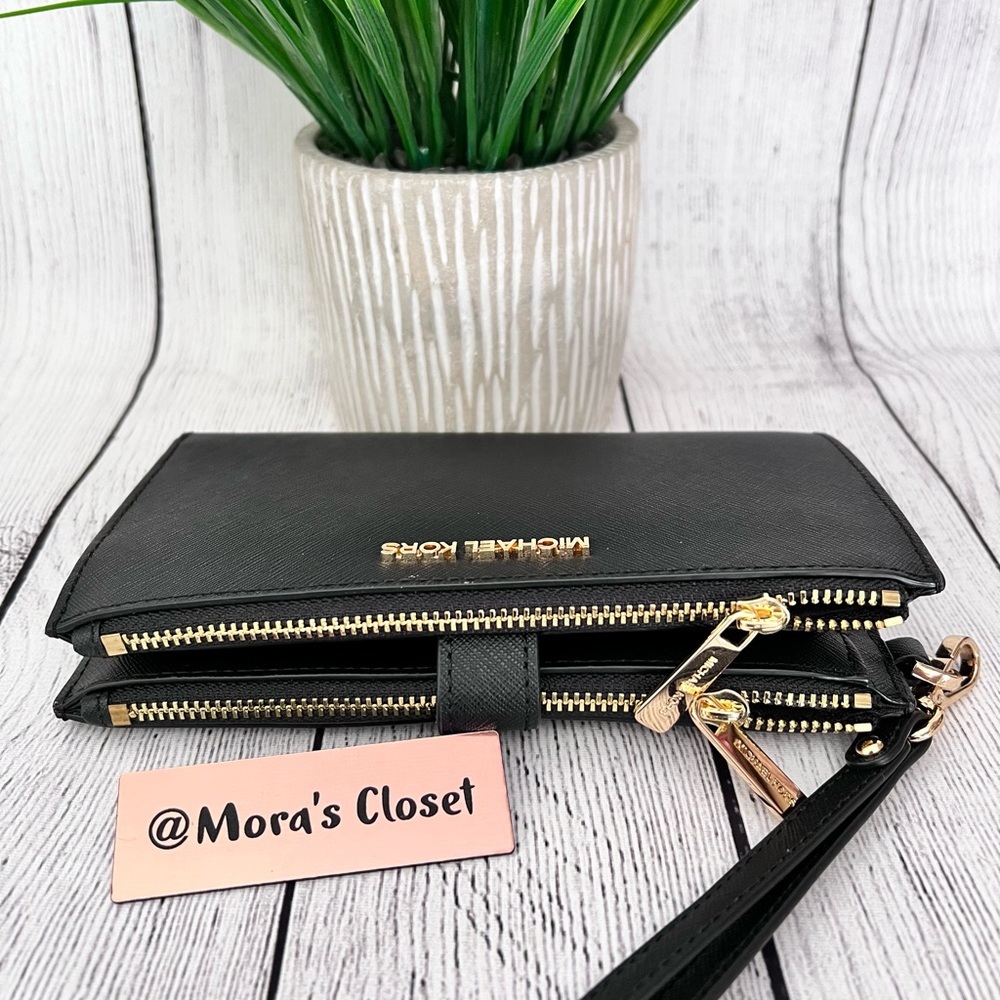 Michael Kors Double Zip Wristlet Wallet - Picture 5 of 9